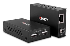 LINDY 100m 2 Port USB 2.0 Cat. 6