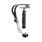 Stabilisateur de caméra numérique portable en aluminium,cardan DSLR 5DII,caméra de mouvement,pour Gopro Dji Sony Xiaomi Smartphone - Type Black