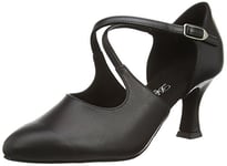 Diamant 052-080-034 Chaussures de Danse pour Femme-Standard et Latin Salon, Noir, 37 1/3 EU