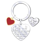 Porte Clé Saint Valentin Cadeau Saint Valentin Homme Femme Idee Cadeau Couple Cadeaux pour St Valentin Original Porte Clef Couple Cadeau Anniversaire Homme Femme Cadeau Couple Amoureux