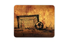 Goal Football Drawing Sketch Mouse Mat Pad - Sport Art Gift Computer #14385