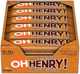 Hershey Oh Henry Reese Peanut Butter Chocolate Bars 58g - Pack of 24