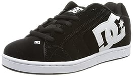 DC Shoes Homme Net-Chaussures en Cuir Basket, Noir, 53.5 EU