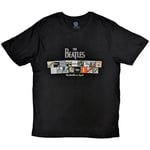 The Beatles Unisex Hi-Build T-Shirt: Albums on Apple (Small)