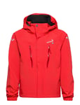 Storm Hardshell Jacket Kids Moss 86/92 Sport Shell Clothing Shell Jacket Red ISBJÖRN Of Sweden