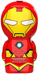 Marvel Iron Man Gel douche et shampooing 2 en 1 – Figurine 3D avec un superbe parfum, pour enfants et adultes (400 ml)