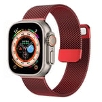 Milanese klokkerem Apple Watch Ultra (49mm) - Rød