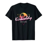 Kirkcaldy Scotland 80s Retro T-Shirt Funny Sunset