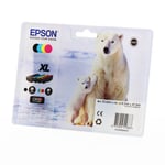 EPSON Musteet C13T26364010 26XL Multipack Polar Bear