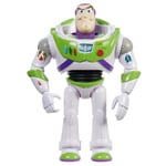 Mattel Disney Pixar Toy Story Grande Figurine Articulée Buzz l'éclair 25 cm avec Détails Authentiques, pour rejouer les scènes du film, jouet pour enfant, HFY27