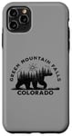 Coque pour iPhone 11 Pro Max Green Mountain Falls Colorado Vacation Ours Forêt Soleil