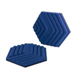 Elgato Wave Panels Starter Set (Bleu) - 6 Panneaux de Traitement Acoustique, Mousse Double densité, système Exclusif de Cadres EasyClick, Format modulable, Montage et démontage faciles 10AAL9901