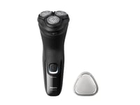 Philips Shaver 3000X Series X3001/00 Elektrisk Rakapparat För Våt- Och Torrakning, Roterande Rakhuvud, Svart, Powercut Blade System, Sh30, 2 År, Batteri