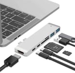 Adaptateur 7 en 1 Hub USB-C HDMI PD SD Macbook Air PRO,JL961