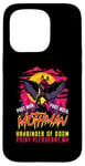 Coque pour iPhone 15 Pro Mothman Funny Cryptide Harbinger of Doom, mi-homme, mi-mois