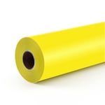 LOKLiK Rouleau Jaune de Vinyle Permanent Adhésif Matte Tissus Textiles 1 pc 30.5 x 180 cm