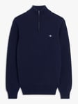 GANT Cotton Half Zip Collar Jumper