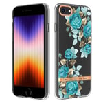 Iphone 8/7 kotelo Flower Design Tpu Soft Iskunkestävä suojaava kukkainen takakansi