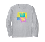 I love the 80s Bright Colorful Long Sleeve T-Shirt