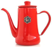 Tsukiusagishirushi Slim Coffee Pot 1.2L Red Japan Import