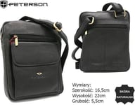 Peterson Leather Messenger Bag For Menn Lumarko!