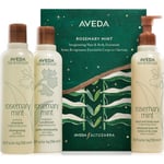 Aveda Holiday Rosemary Mint Invigorating Essentials gift set for body and hair