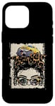 iPhone 16 Pro Max Monster Trucks Smashers Jam Hot Messy Bun Hair Leopard Case