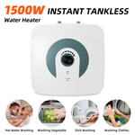 1.5KW Electric Tankless Instant Hot Water Heater Under Sink Tap Bathroom Kitchen