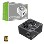 GameMax GX-850W Pro 80 Plus Gold PSU Modular ATX 3.0 PCIe 5.0 850W Power Supply - BLACK