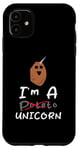 Coque pour iPhone 11 Funny Potato I'm A Potato Unicorn Funny Patate Unicorn Memes