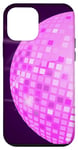 Coque pour iPhone 12 mini Disco Ball 70s 80s Retro Pink Disco Ball