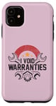 Coque pour iPhone 11 I Void Warranties Funny Sarcastic Mechanic Engine Meme