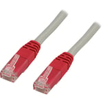 U/UTP Cat6 patch cable, LSZH, crossover, 2m