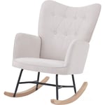 Habitat Et Jardin - Fauteuil à bascule 'Louise' - Beige