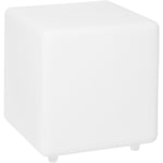 Cube solaire lumineux - LUMISKY - CASY - H30 cm - Tabouret table basse - LED ...