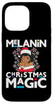 iPhone 14 Pro Max Black Mrs Clause Melanin Christmas Magic Natural Lace Front Case