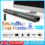 Home TV Sound Bar Surround Sound System Subwoofer Wireless Bluetooth 5.0 Speaker