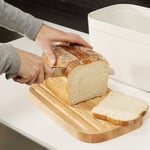 Joseph Joseph White Bread Bin with Cutting Board Lid