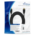 MediaRange HDMITM High Speed with Ethernet Connection Cable Gold-Pla (US IMPORT)