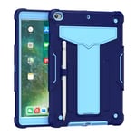 GrimClub iPad Case 10.2 Inch for iPad 9th / 8th / 7th Generation Shockproof Cases with Stand with Pencil Holder 3-Layer Shockproof Protective Case for iPad 9/8/7