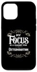 Coque pour iPhone 12/12 Pro Mon objectif est un aimant pour la détermination et la motivation