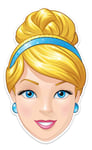 Cinderella Mask Official Disney Princess Kids 2D Card Party Mask Fancy Dress