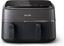 Philips Dual Basket Air Fryer - Healthy, Fast, and Versatile Cooking, 9L Design