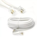 5m RJ11 Cable ADSL UK BT Broadband Modem Internet Router Landline Phone lead