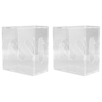 Breast Milk Freezer Organizer Transparent Acrylic Container Tower For Home