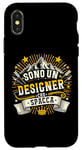 Coque pour iPhone X/XS Graphic Designer Che Spacca Regalo Per Un Interior Designer