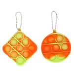 2PCS Keychain Pop Bubble Popping Sensory Toy,  för barn och vuxna