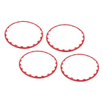 Hot 4Pcs Wheel Rim Protection Ring Stylish Sturdy Wheel Edges Trim Protector