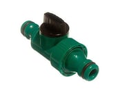 PKT 2 X QUICK FIX SNAP FIT IN LINE TAP GARDEN HOSE CONNECTOR 19C9