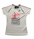 ASICS Women's Running T-Shirt (Size XS) Paris Marathon Logo Top - New